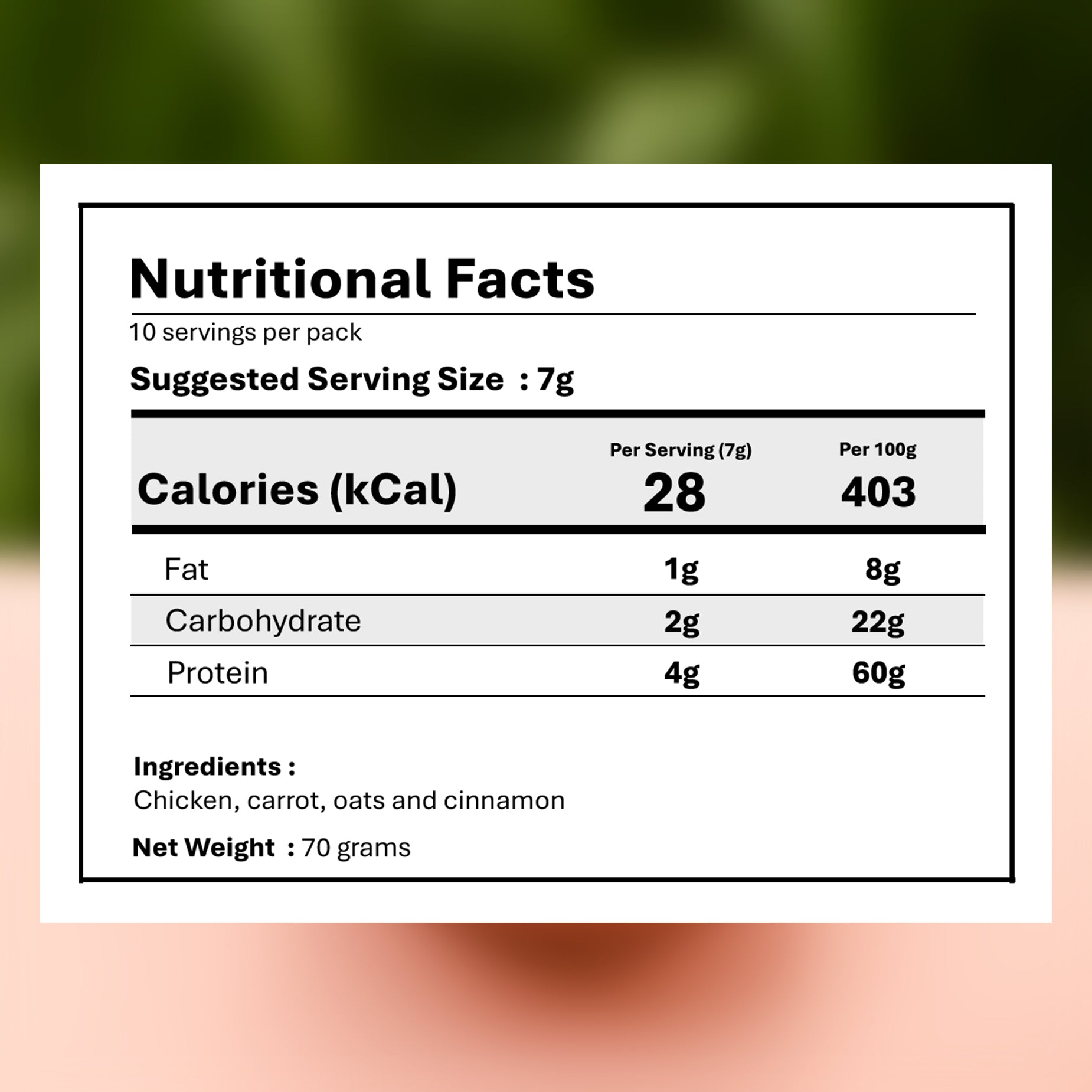 Carrot Cake | Healthy Dog Treat | dog training treats - Purrcle